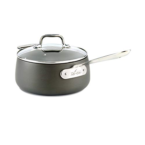 All-Clad HA1 Frigideira antiaderente anodizada rígida 3,5 litros segura para ...