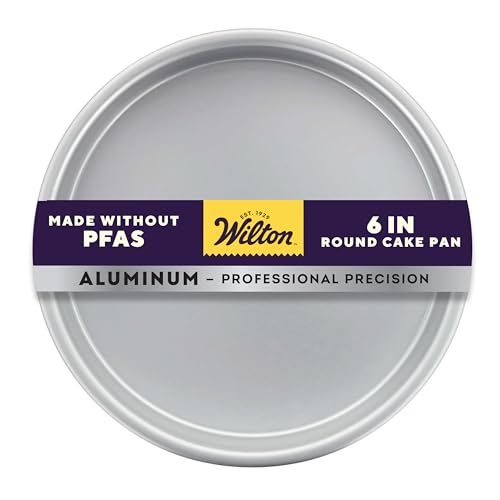 Wilton Aluminum Round Cake Pan, Classic Bakeware for Small Cakes, ...
