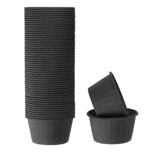 HARFINGTON 50Pcs Cupcake Baking Cups 3.5oz Standard Size Paper Cupcake ...