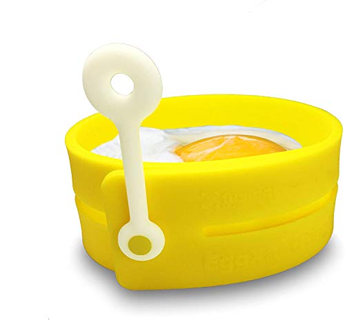 Fusionbrands EggXactRing Adjustible Silicone Egg Ring and Food Ring for ...