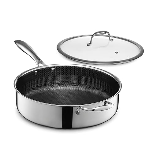 HexClad 5.5L Hybrid Deep Sauté Pan