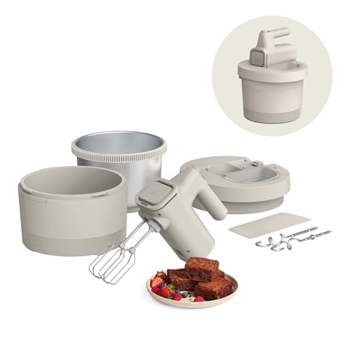 bella 3.5 Qt Hand & Stand Mixer, 2 in 1 ...