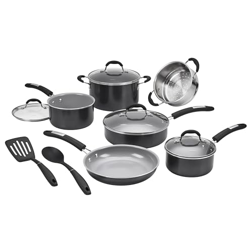 Cuisinart, 12-Piece Classic Ceramic Nonstick Set, 35C-12BK