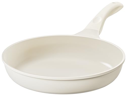 Redchef Padella In Ceramica 28cm Con Rivestimento Antiaderente, Padella Per Induzione, Padella Per Omelette, Pentole Senza PTFE & PFAS & PFOA, Resistente Ai Graffi Lavabile In Lavastoviglie, Beige