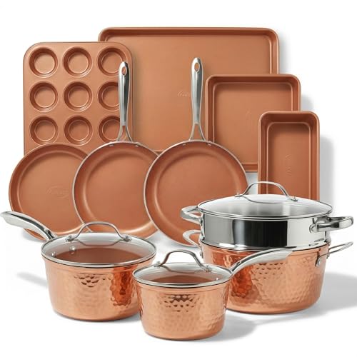 Gotham Steel Hammered Pots and...