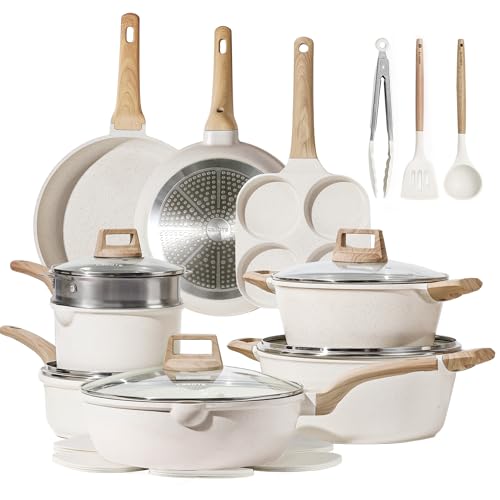 White Granite Cookware Set