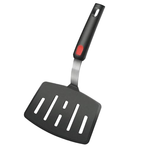 shuielai Silicone Wide Slotted Spatula Turner, 600°F Heat Resistant Flexible ...