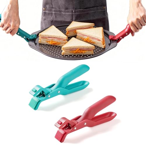 Hot Plate Grippers Tongs, Multi Angle Anti-Scald Bowl Clip, Silicone ...