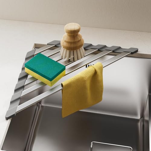 COOL-ANGLE Corner Sink Drying Rack, 16