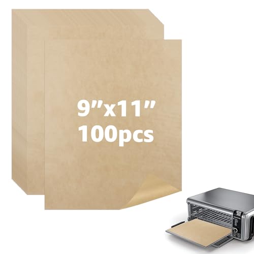 9 x11 inch Air Fryer Parchment Paper Squares, 100 Sheets ...