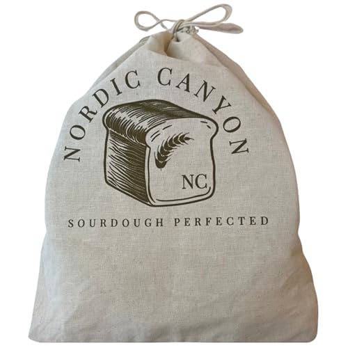 Nordic Canyon Sourdough Proofing & Storage Bag – Reusable Cotton-Linen ...