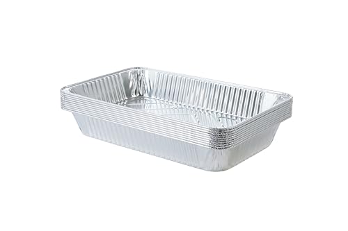 Waytiffer Disposable Large Aluminum Pans (20 Pack) Full Size Roasting & Baking Pan, 21