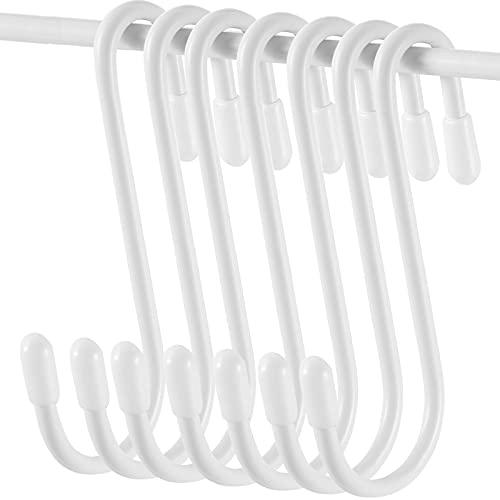 Hotop 36 Pcs White S Hooks for Hanging 3.15 Inch ...