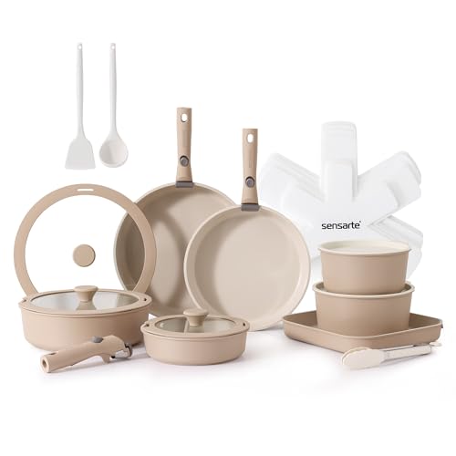 SENSARTE 24 Piece Ceramic Pots...