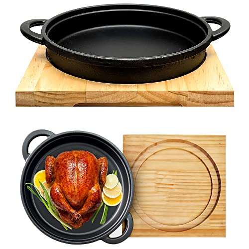 Crystals Cast Iron Cookware Frying Pan Grill Backing Pot Skillet ...