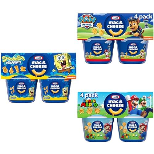Kraft Mac & Cheese Cups Shapes Variety Pack (12 Total ...