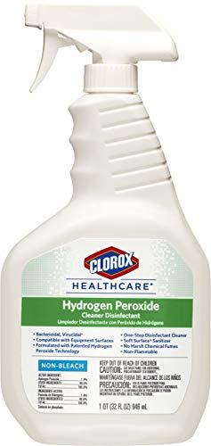 Clorox Healthcare Hydrogen Peroxide Cleaner Disinfectant, Bleach Free, 32 Fluid ...