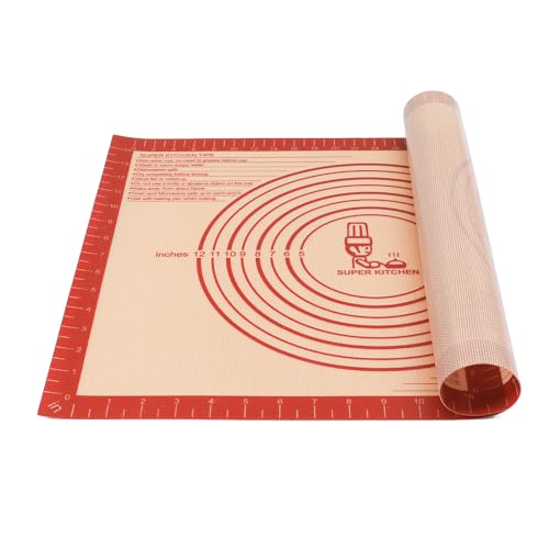 Extra Thick Silicone Pastry Mat Large for NonStick Baking Mat ...