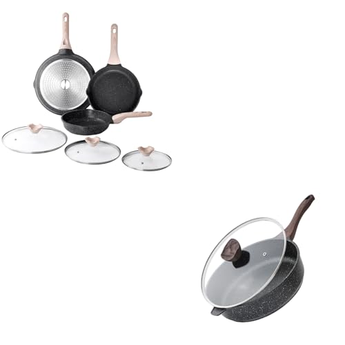 12-Inch Nonstick Deep Frying Pan