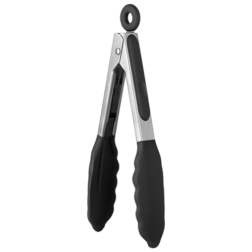 600ºF Heat Resistant Kitchen Tong: U-Taste 7 inch Silicone Cooking ...