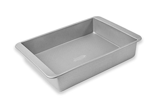 USA Pan Nonstick Roasting and Deep Lasagna Pan, 16 x 10.3-Inch