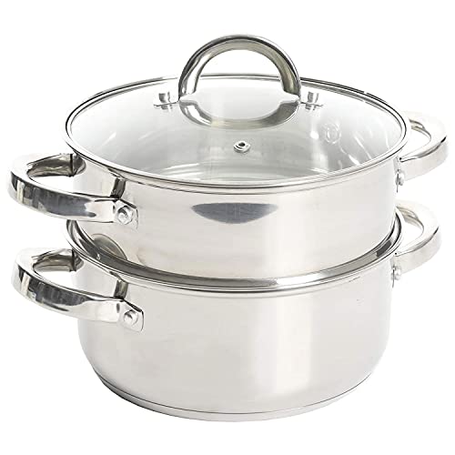 cookware with steamer