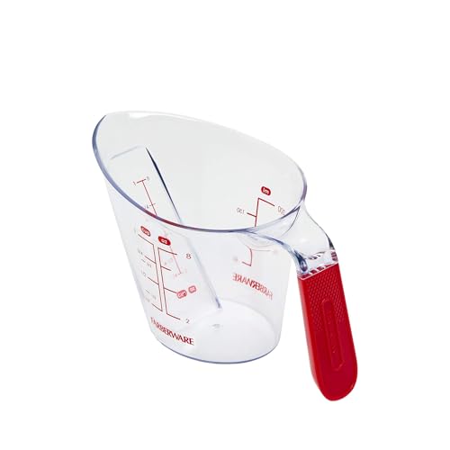 Farberware Pro Angled Measuring Cup, 1-Cup, Red