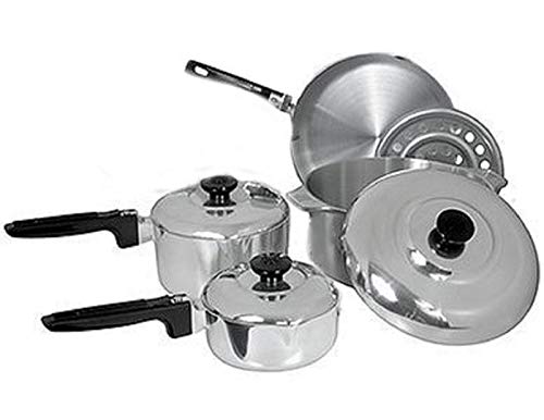 8 Piece Aluminum Pot and Pan Set - McWare by Cajun Classic Cookware