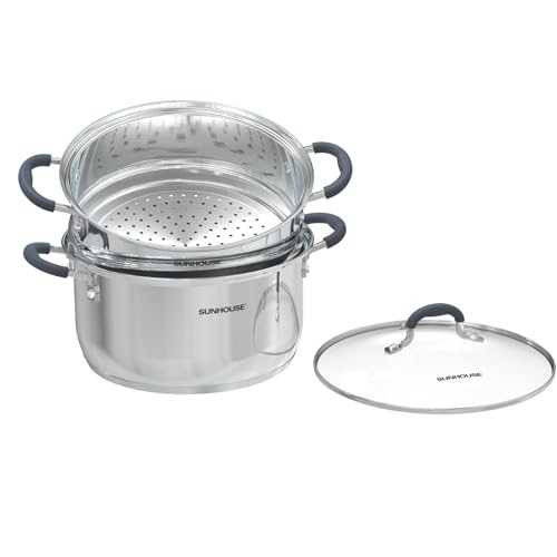 cookware with steamer