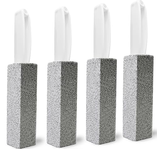 Comfun Pumice Stone Toilet Brush for Cleaning Toilet Bowl with ...