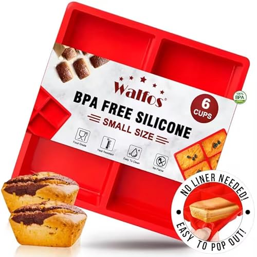 Walfos Silicone Loaf Pan - Non-Stick Silicone Bread Pan, Just ...