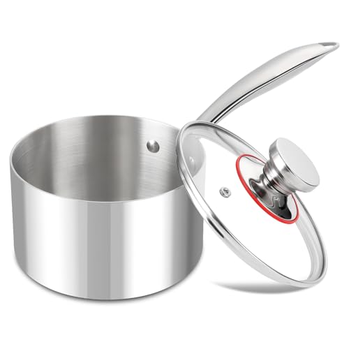 HaSteeL Tri-Ply Saucepan - cookware for induction hob
