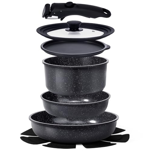 cookware with removable handles