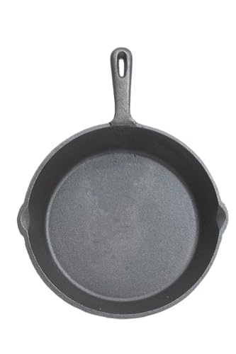 KitchenCraft Cast Iron Griddle Pan, Induction Safe, Oven, Grill and ...