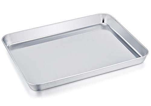 TeamFar Stainless Steel Compact Toaster Oven Pan Tray Ovenware Professional, ...