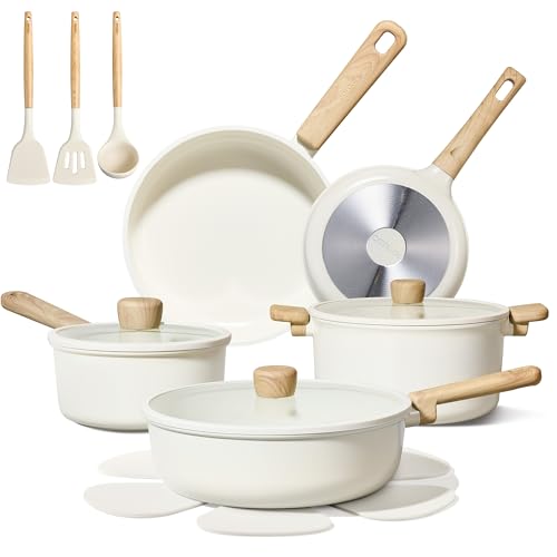 CAROTE 16-Piece Ceramic Cookware Set