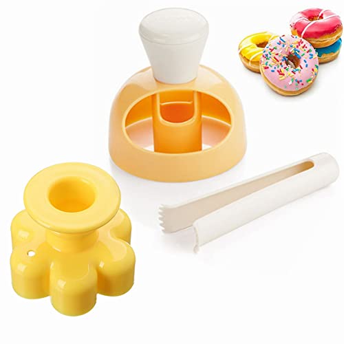 Donut Cutters Set Maker 3 inch Doughnut Cutter Mold, Plastic ...