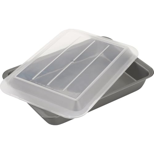 GoodCook Everyday Nonstick Steel Oblong Pan with Lid, 9