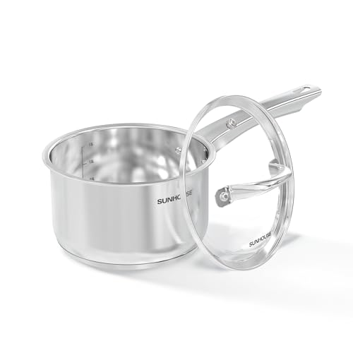 SUNHOUSE 2-Quart Saucepan - cookware for induction hob
