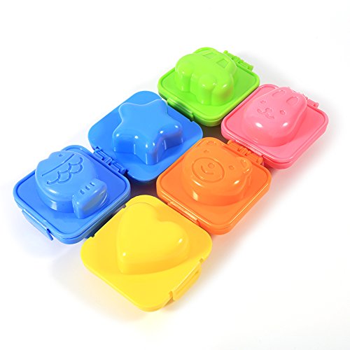 6 PCS/Set Cartoon Cute Boil Egg Mold, DIY Cute Boil ...