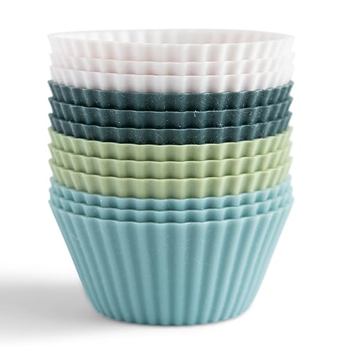 The Silicone Kitchen Reusable Silicone Baking Cup Silicone Muffin Liners ...