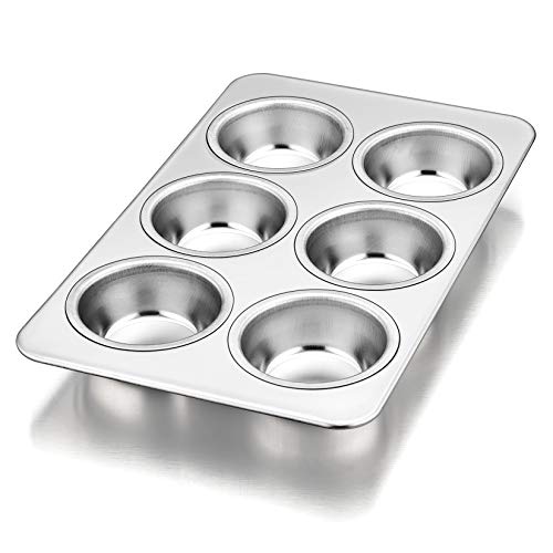 P&P CHEF Muffin Pan Cupcake Baking Pan Set, Stainless Steel ...