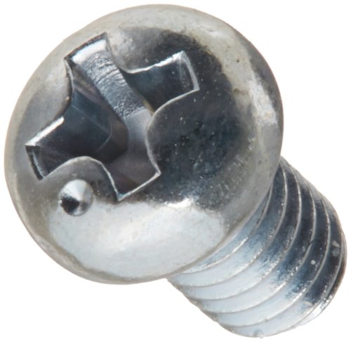 Small Parts Steel Pan Head Machine Screw, Zinc Plated, Meets ...