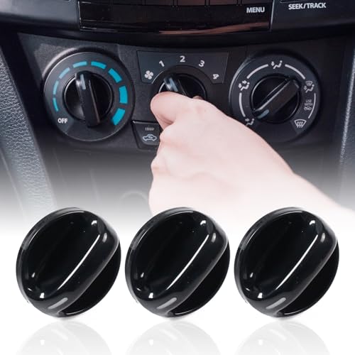 3PCS Car Air Conditioner Control Knobs, AC Heater Climate Control ...