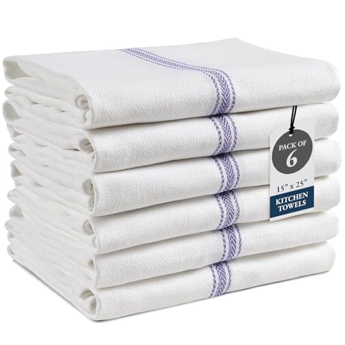 LANE LINEN Kitchen Towels, 6 Pack 14