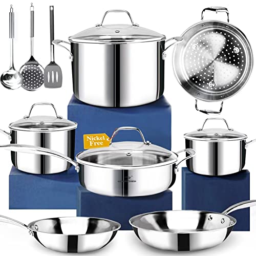 HOMICHEF Nickel Free Stainless Set