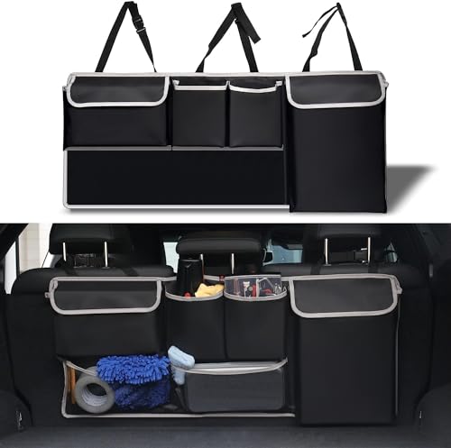 UYYE Trunk Hanging Organizer, Backseat Bag, Car Interior Accessories with ...