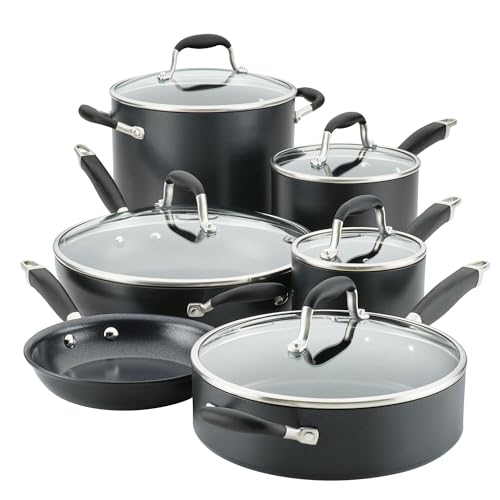 Anolon Advanced Home Hard Anodized 11-Piece Cookware Set