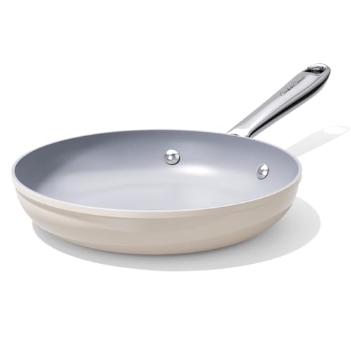 CookinCraze Nonstick Ceramic Frying Pan 8 inch for All Cooktops, ...