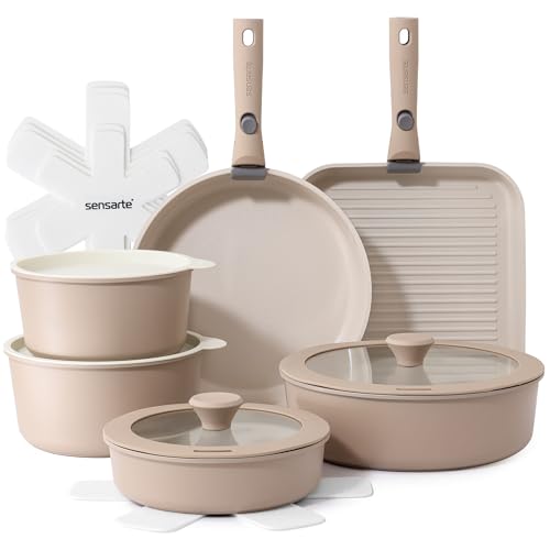 SENSARTE 17 Piece Ceramic Pots...